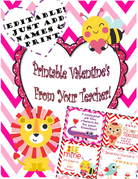 Valentines Day Cards - Teacher to Student – Simpleschoolhouse