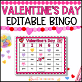 Editable Valentines Day Bingo Game Template | Phonics Acti