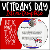 Editable Veterans Day Letter Template