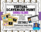 Editable Virtual Scavenger Hunt for Google Slides Distance