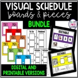 Editable Visual Schedule Boards and Pieces for Special Education