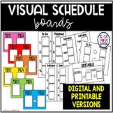 Editable Visual Schedule Boards for Autism or Special Education