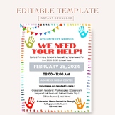 Editable Volunteer Recruitment Flyer