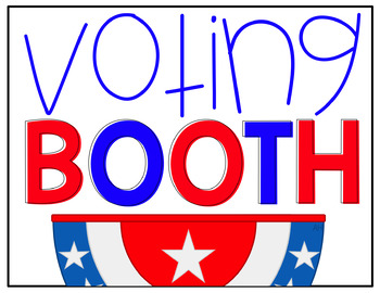 voting booth picture clipart