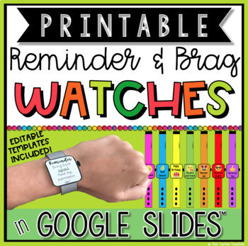 Preview of Editable Watch Template in Google Slides™