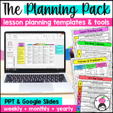 Editable Weekly Lesson Plan Template | Digital Teacher Planner