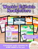 Editable Weekly Newsletters