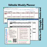 Editable Weekly Planner + Bonus Templates!