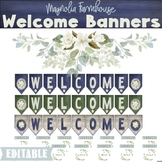 Editable Welcome Banners and Posters Magnolia Farmhouse Cl