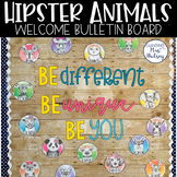 Hipster Animal Welcome Bulletin Board