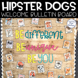Hipster Dog Welcome Bulletin Board