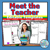 Editable Welcome Letter and Meet the Teacher Templates
