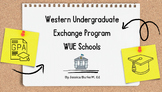Editable Western Undergraduate Exchange Program WUE School