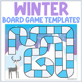 Editable Winter Board Game Templates - Printable Winter Bo