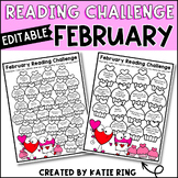 Editable February Reading Challenge - Winter Book Log