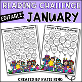 Editable Winter Reading Challenge - January Book Log