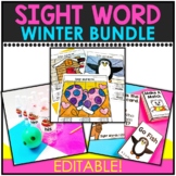 Winter Write The Room, Color By Sight Word High Frequency 