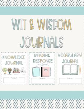 Preview of Editable Wit & Wisdom Module Journals Google Slide
