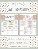 Editable Wit & Wisdom Writing Posters Color and B&W ToSEEC