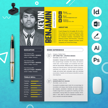 Editable Word CV Template - MS Word by ResumeInventor | TPT