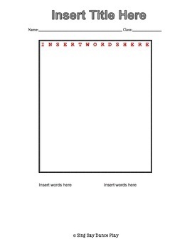 make your own word search worksheet