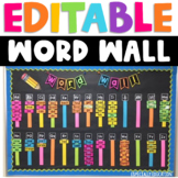 Editable Word Wall