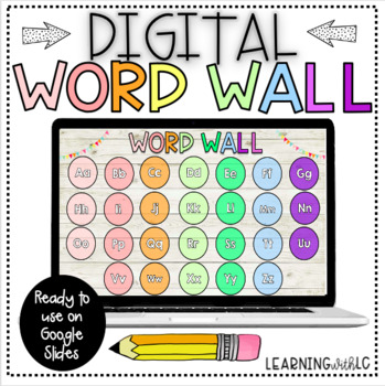 Digital Personal Word Wall for Google Slides by Miss M's Reading Resources  [Video]
