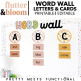 Editable Word Wall Display