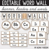 Word Wall Banner Letter Printable Bulletin Board Letters E
