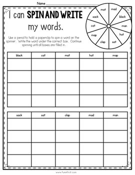 Editable Word Work Activities