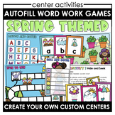 Editable Word Work Activities | Spring Themed | Heart Word