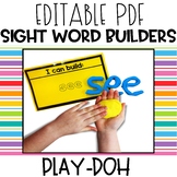 Editable Word Work Playdoh | Sight Word Building | Word Wo