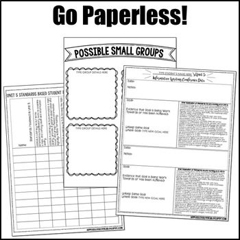 Editable Writing Forms {Informative & Expository Writing - Unit 5 - 5th ...