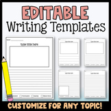 Editable Writing Templates