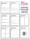 Editable Writing Templates | PowerPoint | Create your own lesson plan