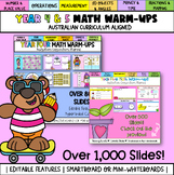 Editable Year 4 & 5 Math Warm-ups | Australian Curriculum | V9