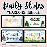 Editable Yearlong Daily Slides Bundle - Google Slides