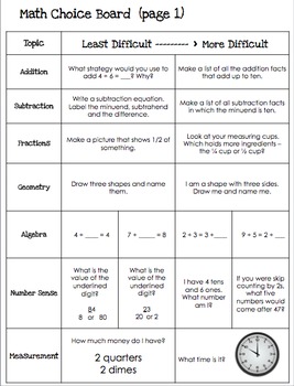 {Editable} Year-Long Homework Choice Boards - ALL SUBJECTS! by Ms BBZ