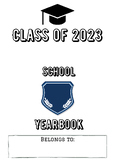 Editable Yearbook for School Leavers