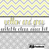 Editable Yellow Gray Class Decor Kit