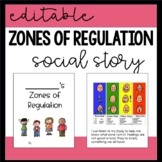 Editable Zones Social Story