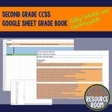 Editable and Customizable Second Grade CCSS Google Sheet G