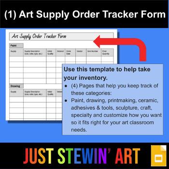 Three ways for teachers to track and organize art supply inventory