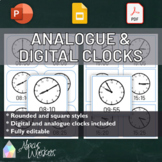 Editable and Printable Digital & Analogue Clocks | Google 