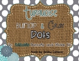 Editable banners and Slides- Turquoise, Gray Dots, and Burlap