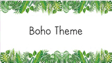 Editable labels boho theme
