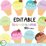 Editable labels | ice-cream theme