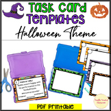 Editable task card templates premade for commercial use Ha