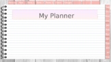 Editable teacher planner/diary