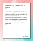 Editable template of Kindergarten Teacher Introduction Let